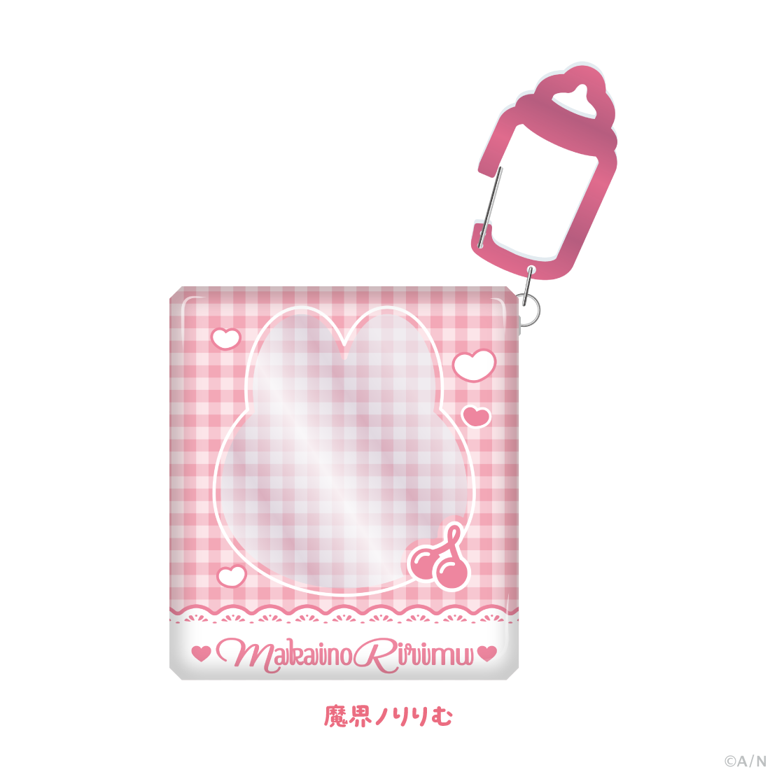 【Cherry Cherish】カラビナ付きミニポーチの商品画像