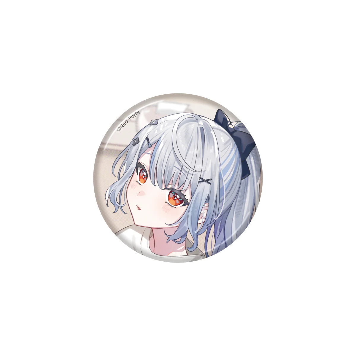 【白那しずく】 2周年記念グッズ 缶バッジ