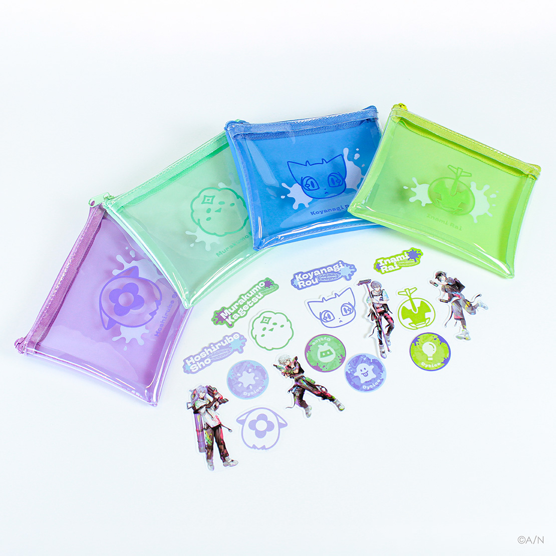 【NIJISANJI & NIJISANJI EN HEROES 1st Anniversary】クリアポーチ&ステッカーセット
