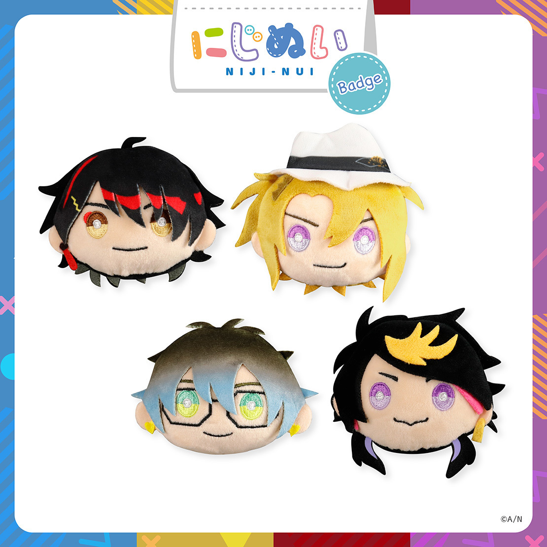 【NIJISANJI EN AR LIVE "COLORS"】にじぬいバッジ Luxiem ヴォックス・アクマ