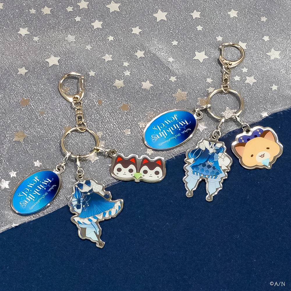 【Nornis 3rd Anniversary「Twinkling jewels」】3連メタルチャームの商品画像