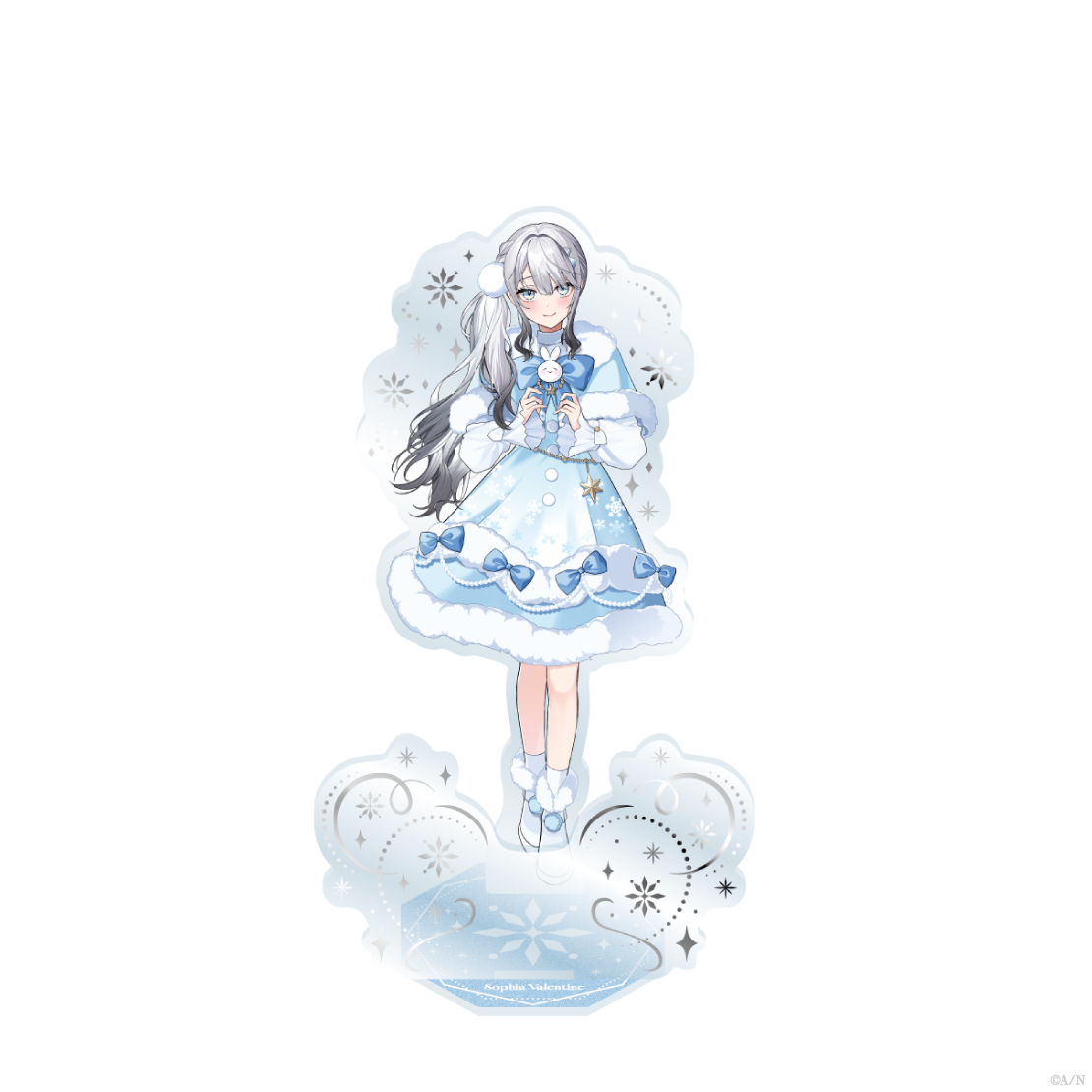 【White Snow Christmas】箔押しアクリルスタンドの商品画像