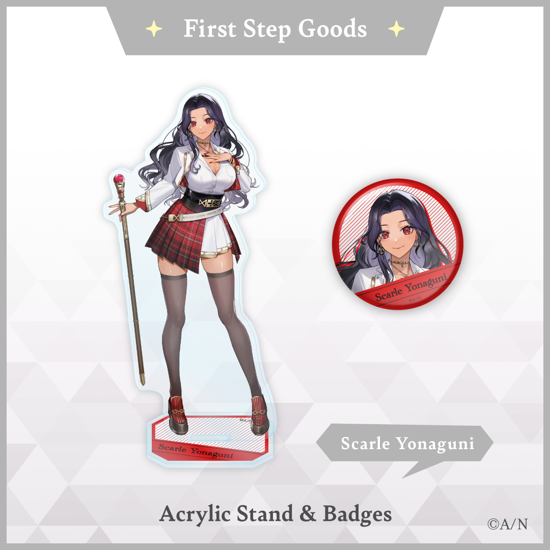 【First Step Goods】スカーレ ヨナグニ 缶バッジの公式画像