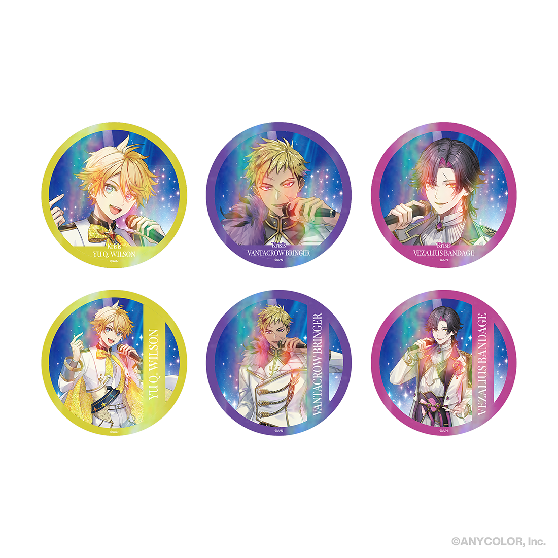 【Krisis 2nd Anniversary】ホログラム缶バッジ 【Krisis 2nd Anniversary】ホログラム缶バッジ ユウ Q ウィルソン②の公式画像