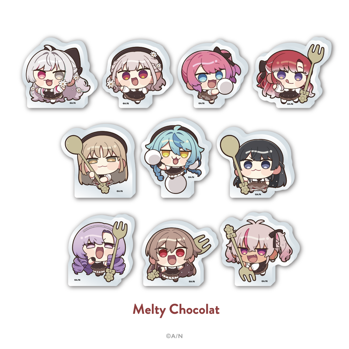 【にじさんじ 8th with cake!】アクリルブロックセットの商品画像