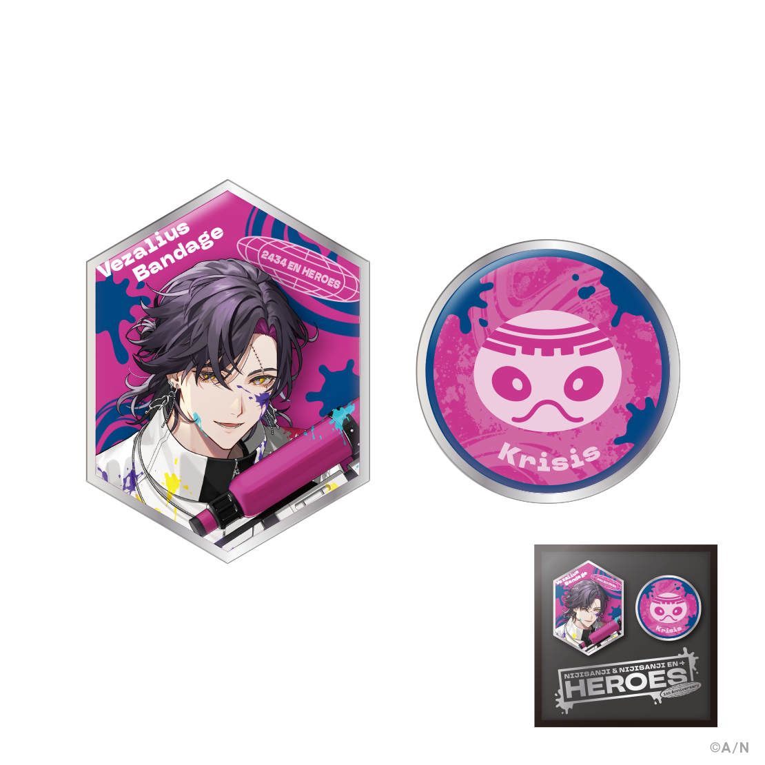 【NIJISANJI & NIJISANJI EN HEROES 1st Anniversary】ピンズセットの商品画像