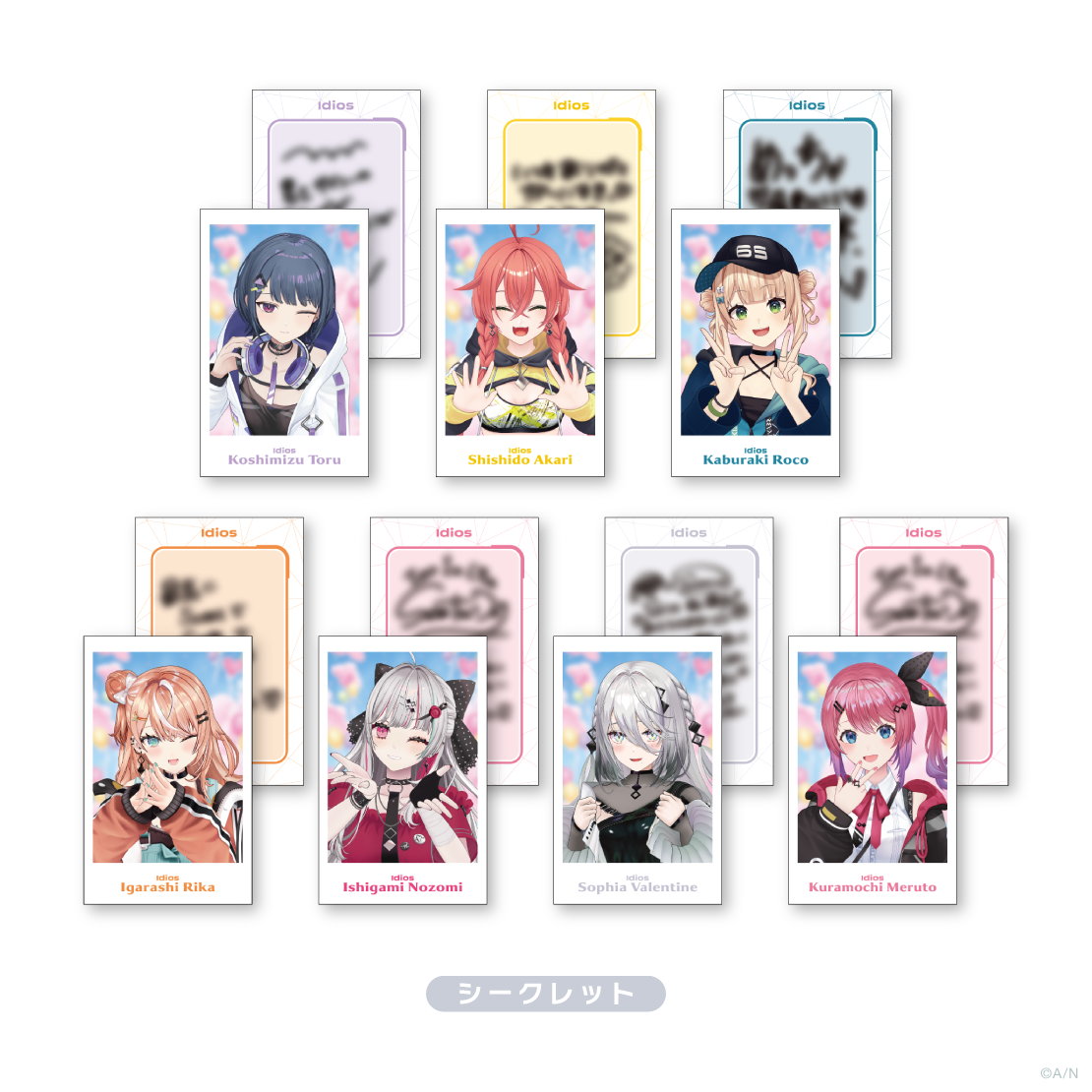 【Idios 1st LIVE "Seize the day"】ランダムチェキ風カード Day1の商品画像