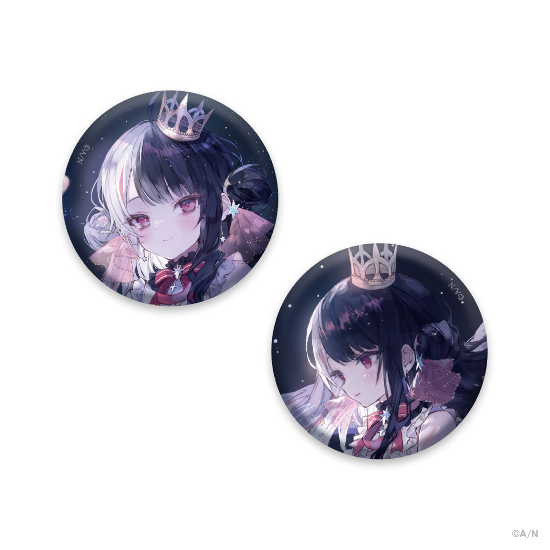 【オリジナルグッズ】夜見れな 缶バッジセット