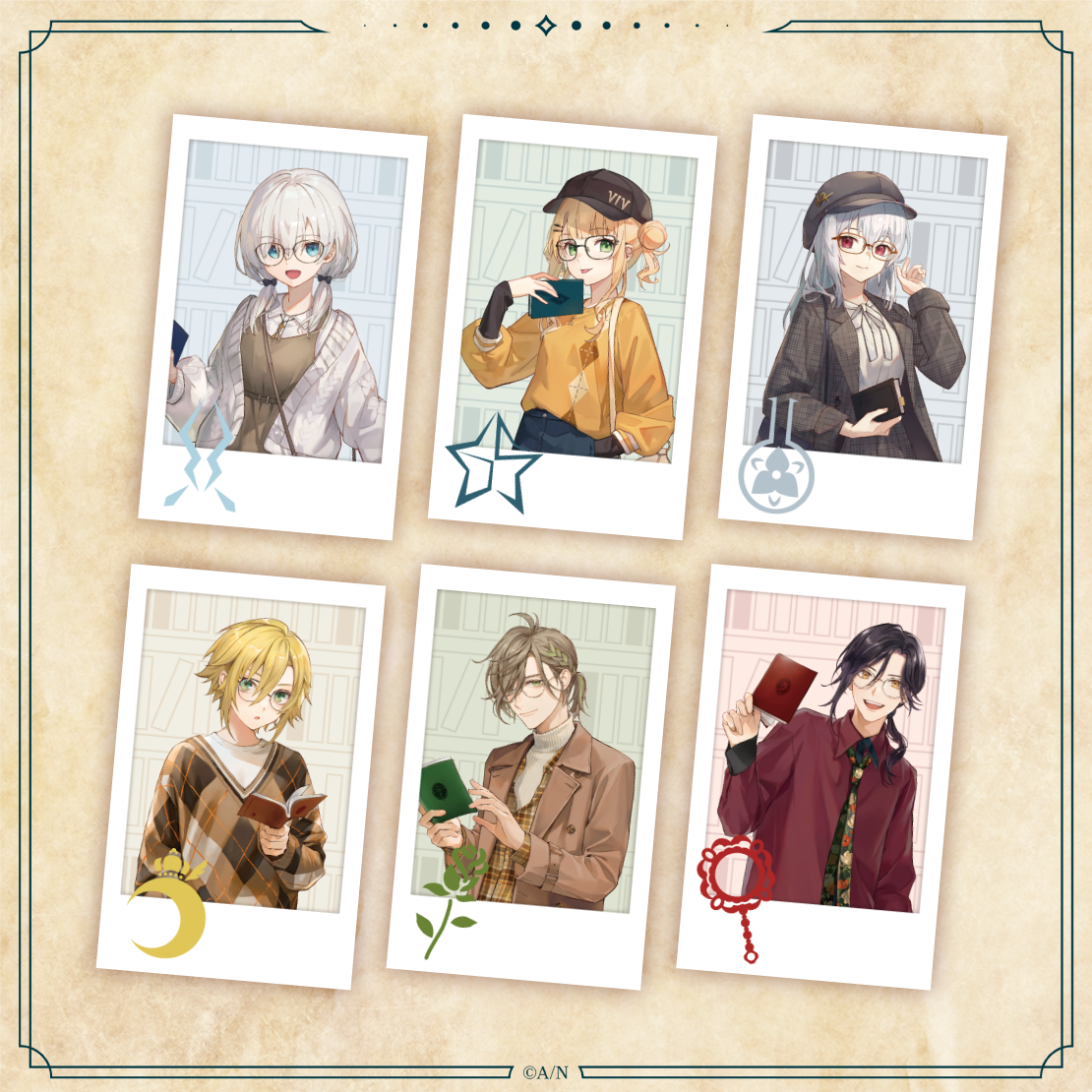 【読書の秋グッズ2023】ランダムチェキ風カードの公式画像