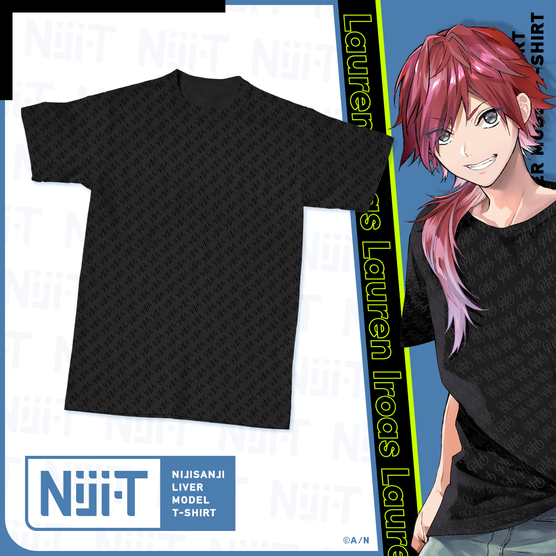にじさんじライバーモデルTシャツ【第11弾】 ローレン・イロアス 【にじTグッズ】ローレン・イロアス アクリルスタンド
