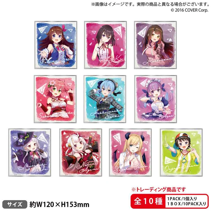ブシロード hololive SUPER EXPO 2022 トレーディングミニ色紙 PACK vol.1 0期生＆イノナカミュージック&2期生(PACK)の公式画像