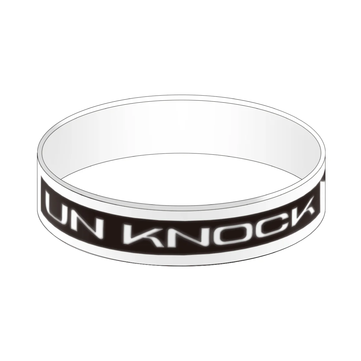 【UN KNOCK】ラバーバンド 白の公式画像