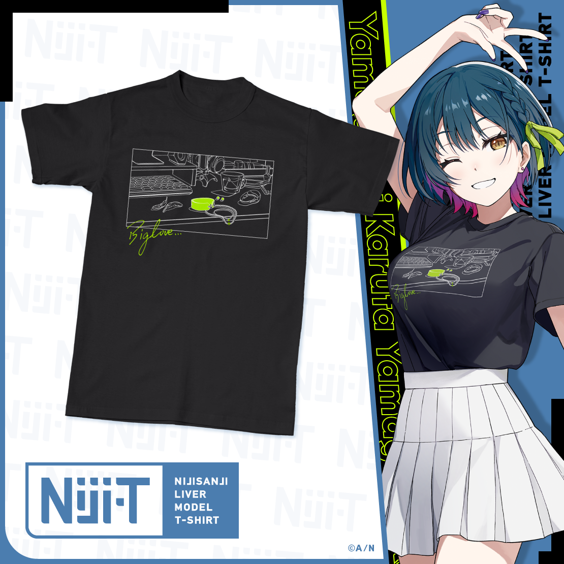 にじさんじライバーモデルTシャツ【第11弾】 山神カルタ 【にじTグッズ】山神カルタ アクリルスタンド