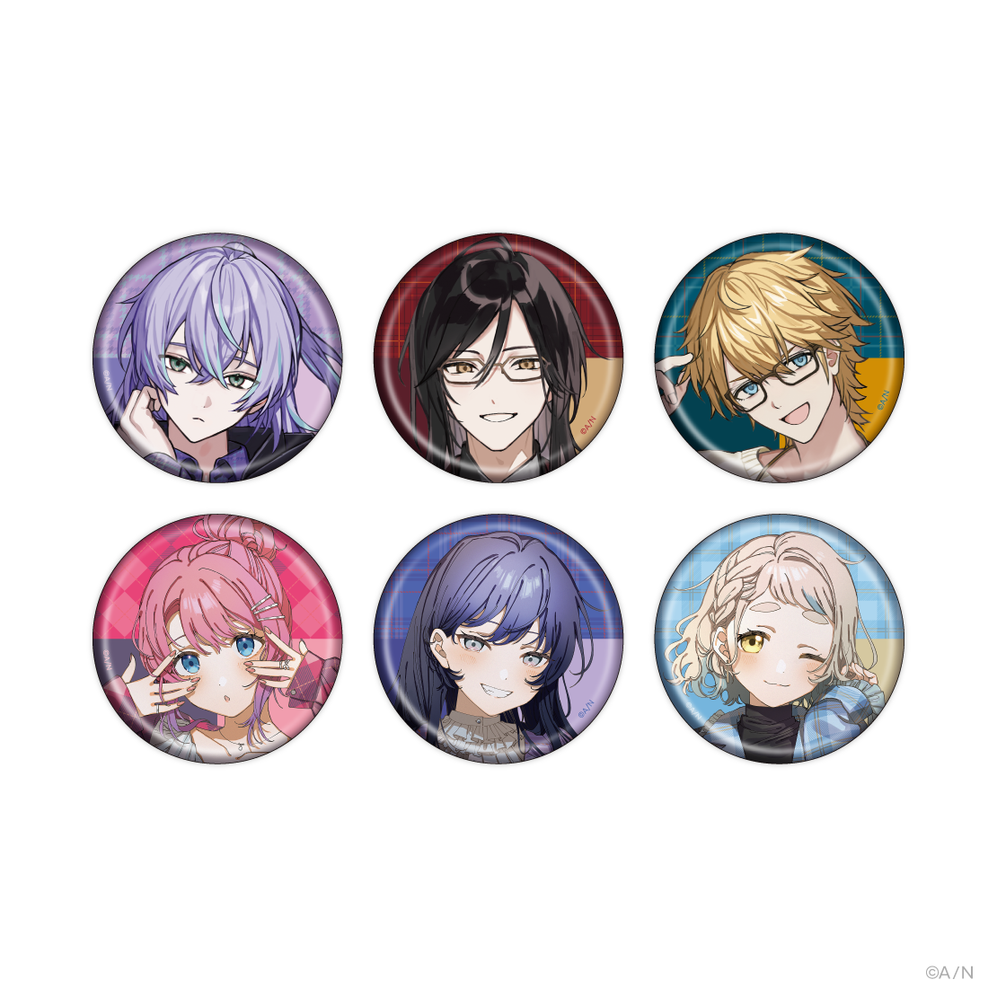 【にじさんじファッショナブルオータム】ランダムマット缶バッジの公式画像