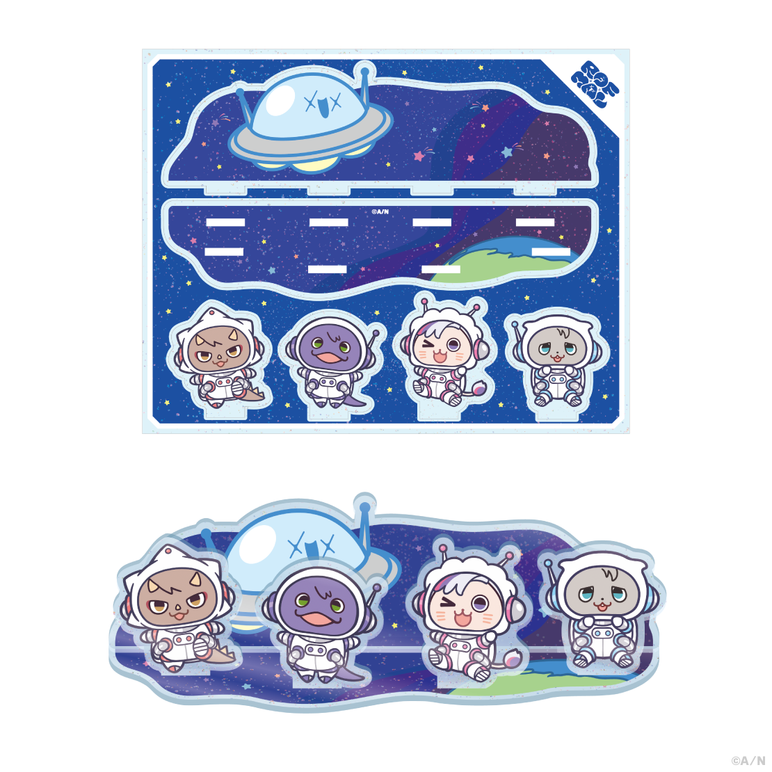 【ROF-MAO UCHU PARTY! -4th Anniv.-】ラメアクリルジオラマの商品画像