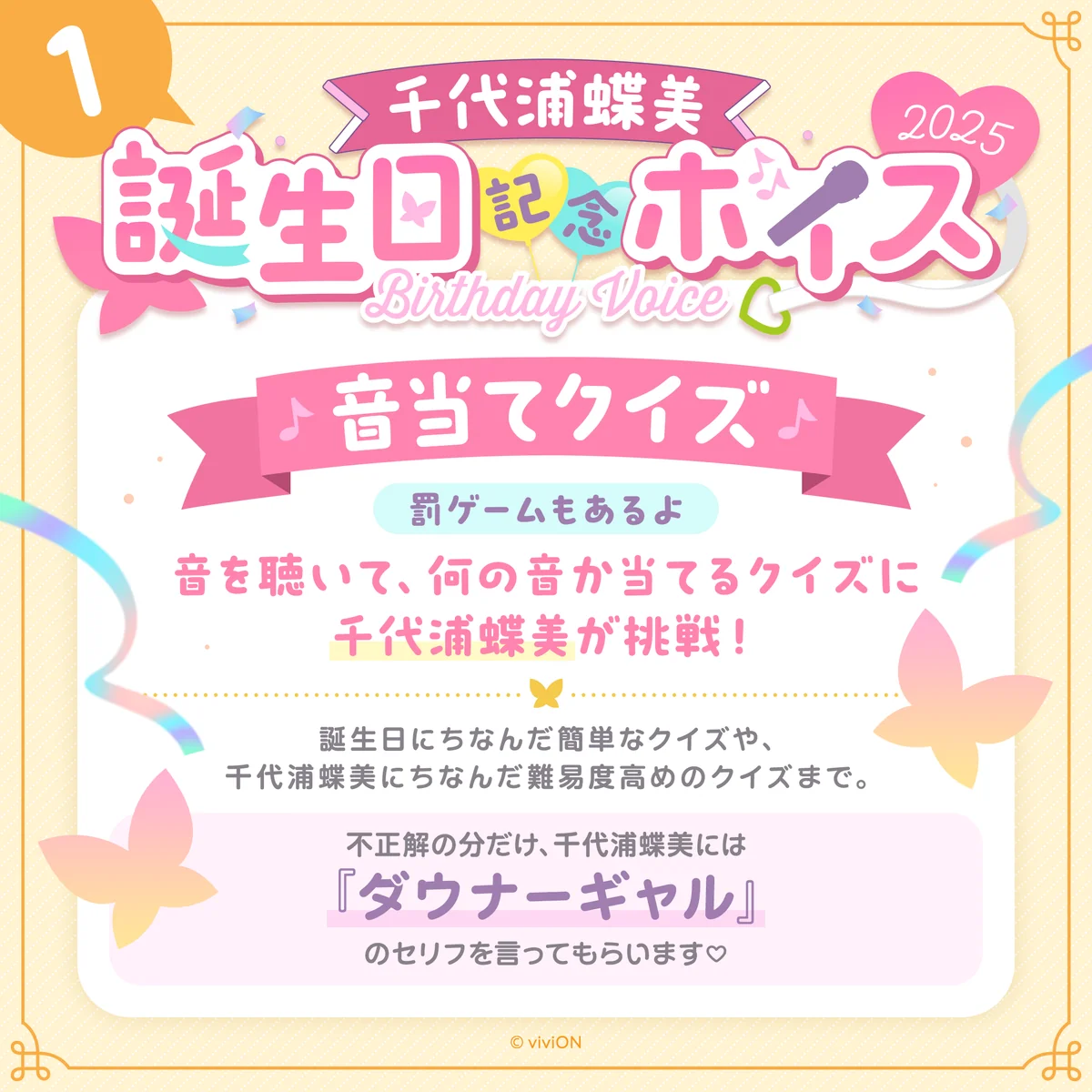 あおぎり高校 千代浦蝶美 誕生日記念グッズ&ボイス2025 全部入りセット