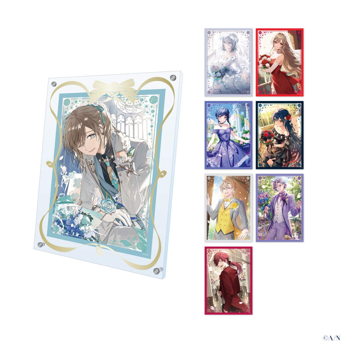 【ジューンブライド2024 ～Rose Ribbon Knot ～】フォトフレーム＆ブロマイドセット 山神カルタの公式画像