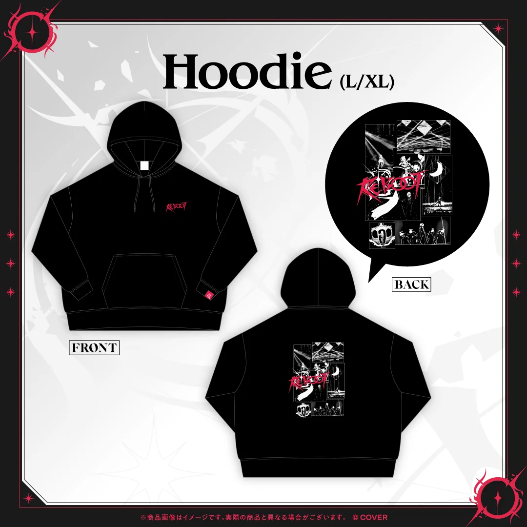 【先行発送】Hoshimachi Suisei Live “SuperNova: REBOOT” ライブグッズ Hoodie Lの公式画像