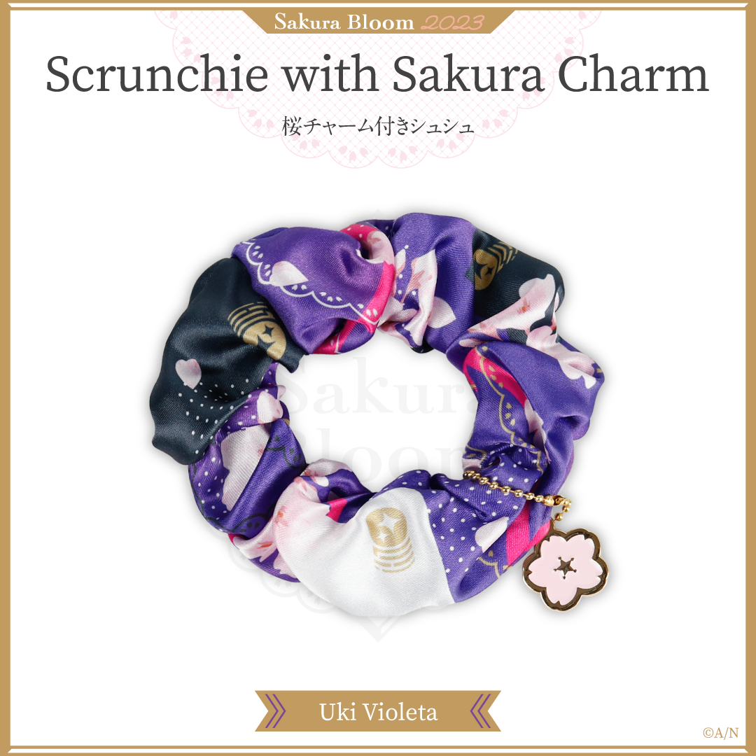 【Sakura Bloom 2023】桜チャーム付きシュシュの商品画像