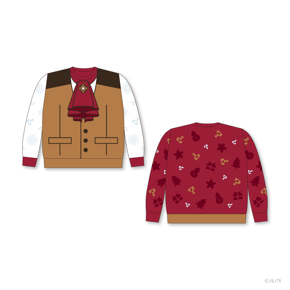 【にじさんじ Christmas Wear~KD Sweater Style~】セーター シェリン・バーガンディの商品画像