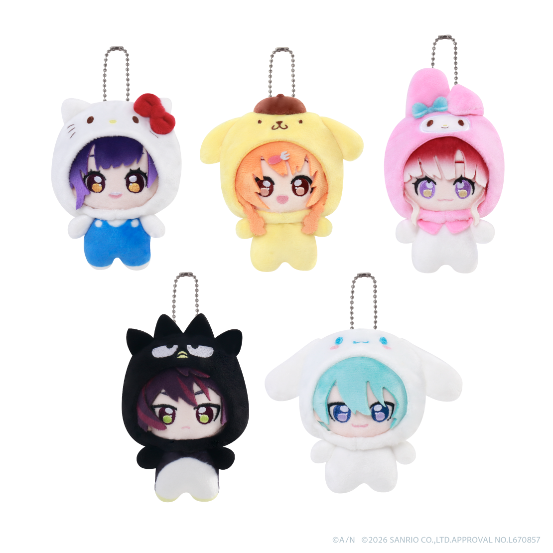 【Speciale×サンリオキャラクターズ】着ぐるみマスコット 酒寄颯馬×バッドばつ丸