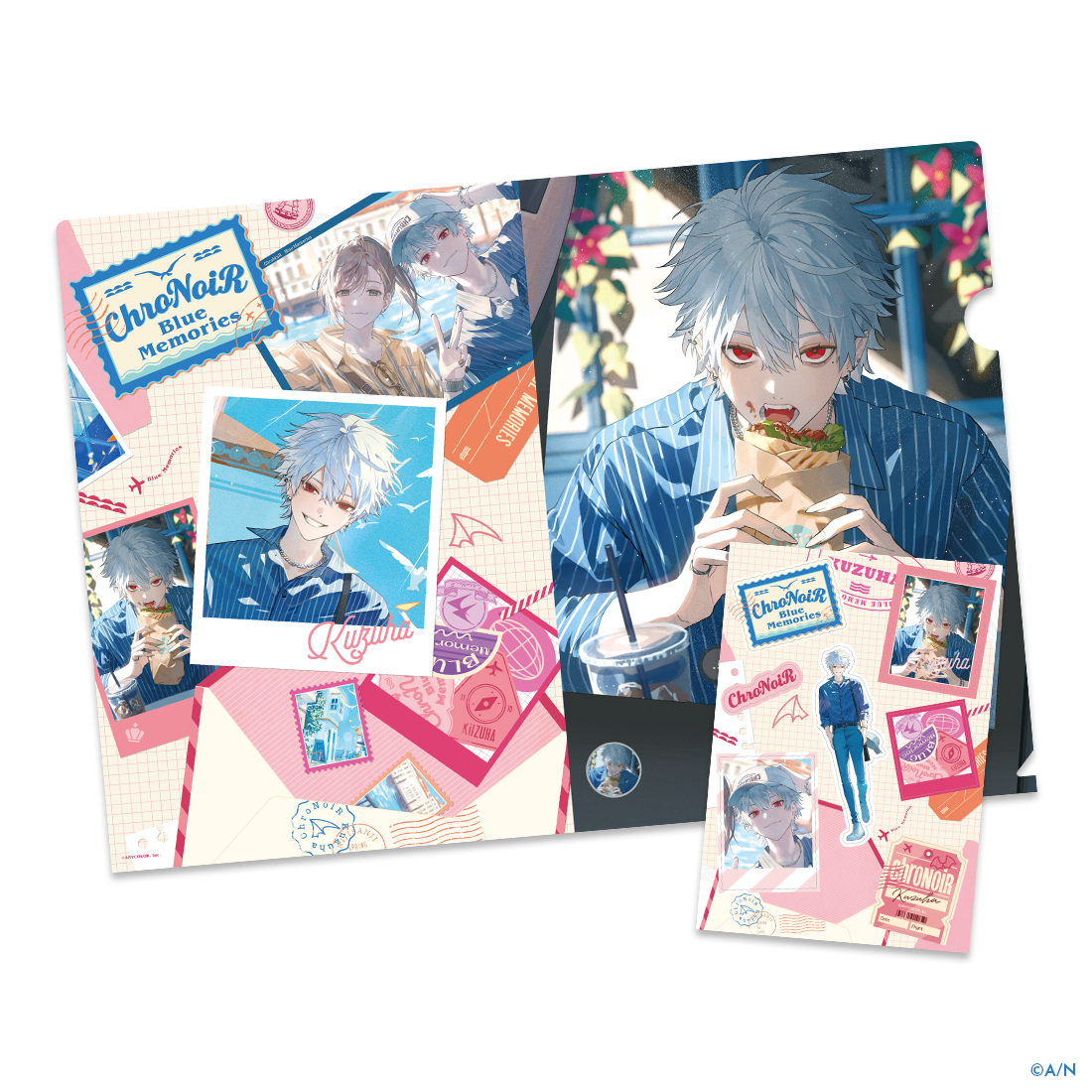 【ChroNoiR Blue Memories】クリアファイル&ステッカーシートの商品画像