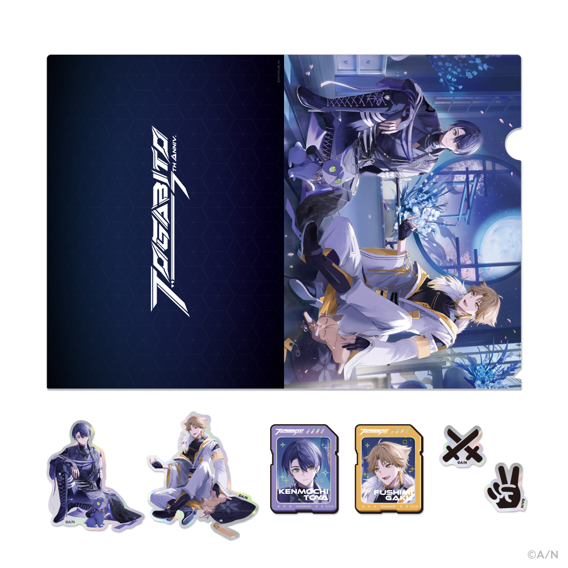 【TOGABITO 7th Anniv.】クリアファイル&ステッカーセットの商品画像