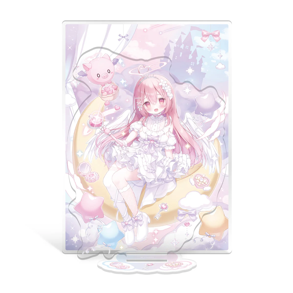 あおぎり高校 我部りえる 1st イベント 「ラブ♡リエル」グッズ 背景付アクリルスタンド