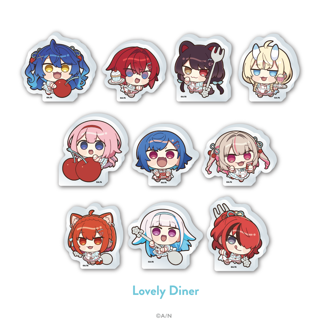 【にじさんじ 8th with cake!】アクリルブロックセットの商品画像