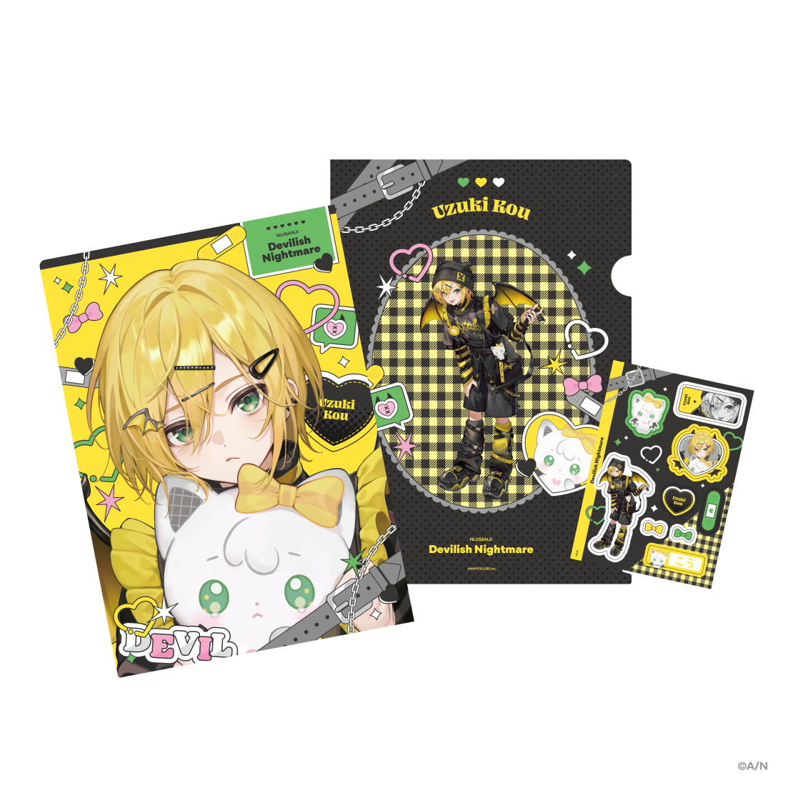 【Devilish Nightmare】クリアファイル&ステッカーシートの商品画像