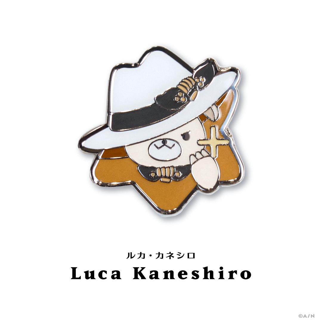 【NIJISANJI EN PIN BADGE COLLECTION Vol.1】モチーフピンバッジ ルカ・カネシロ