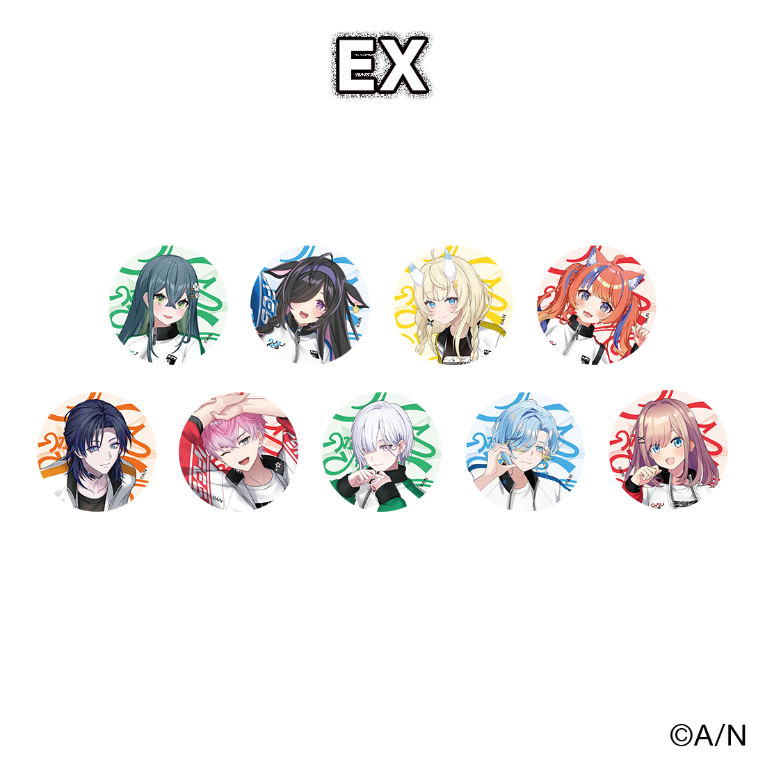 【にじフェス2026】クラスジャージ缶バッジ EXの公式画像