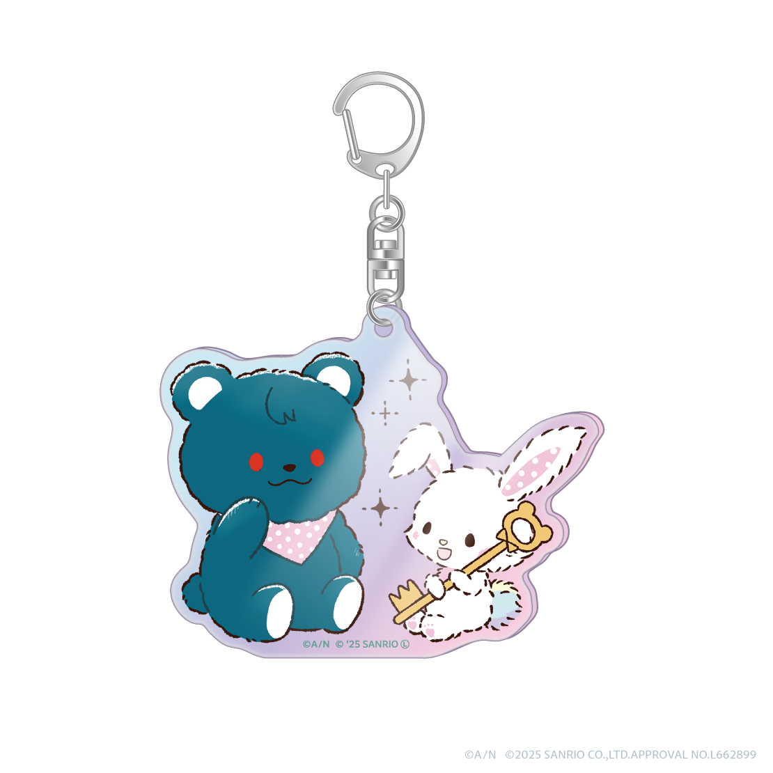 【3SKM×サンリオキャラクターズ】オーロラアクリルキーホルダーの商品画像