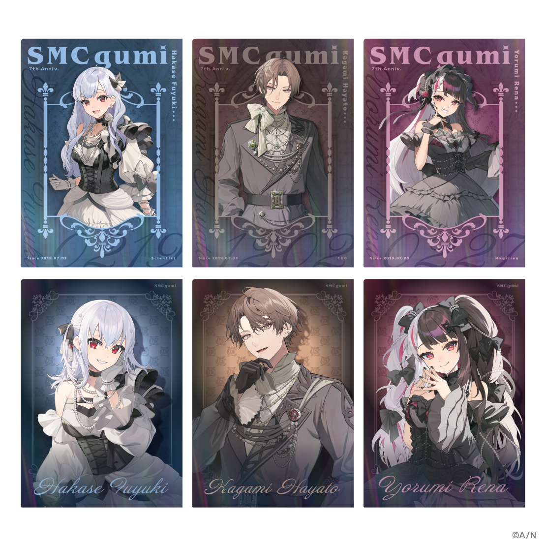 【SMC組 7th】オーロラクリアファイル 夜見れな
