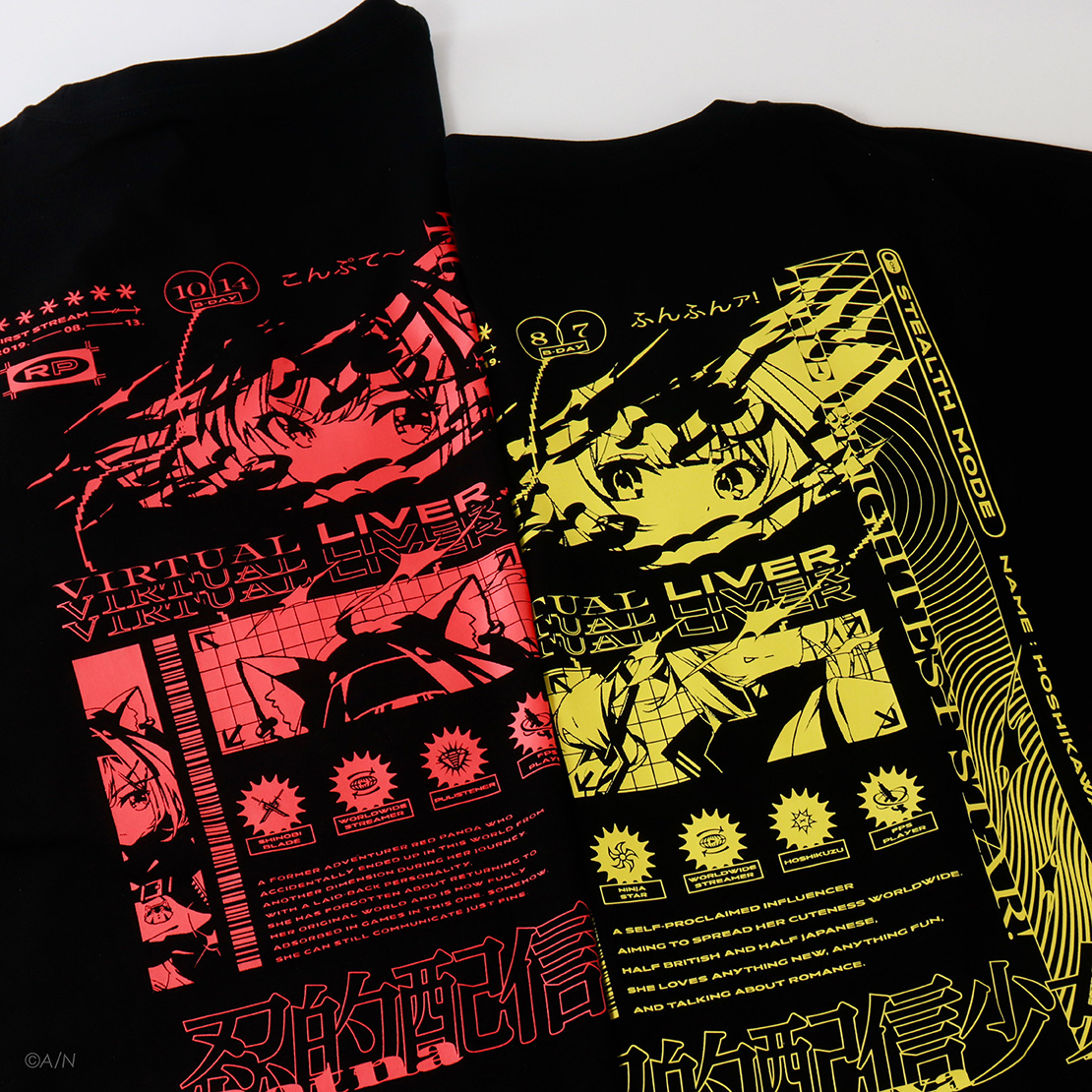 【NIJISANJI Stealth Mode Type:Ratna&Hoshikawa】オーバーサイズTシャツの商品画像