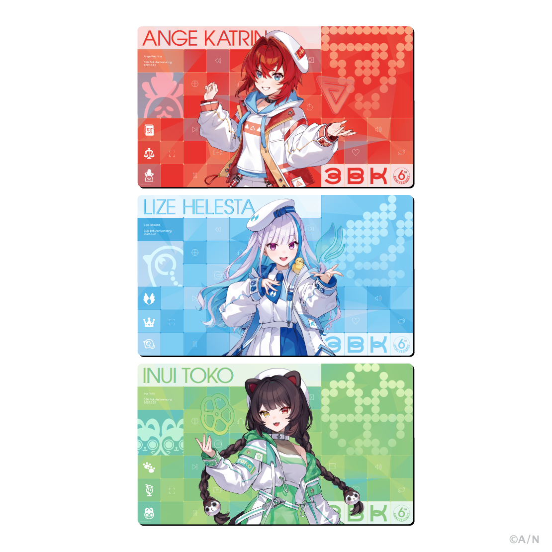 【さんばか 6th Anniversary】大判ラバーマット アンジュ・カトリーナの公式画像