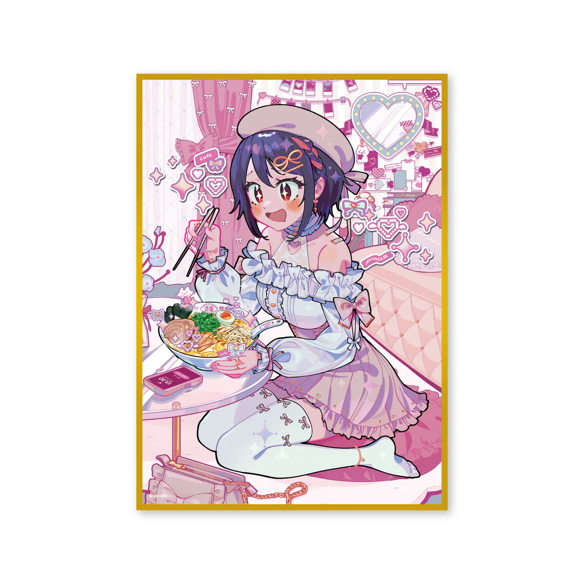 あおぎり高校 公式美術部 A5色紙 音霊魂子の公式画像