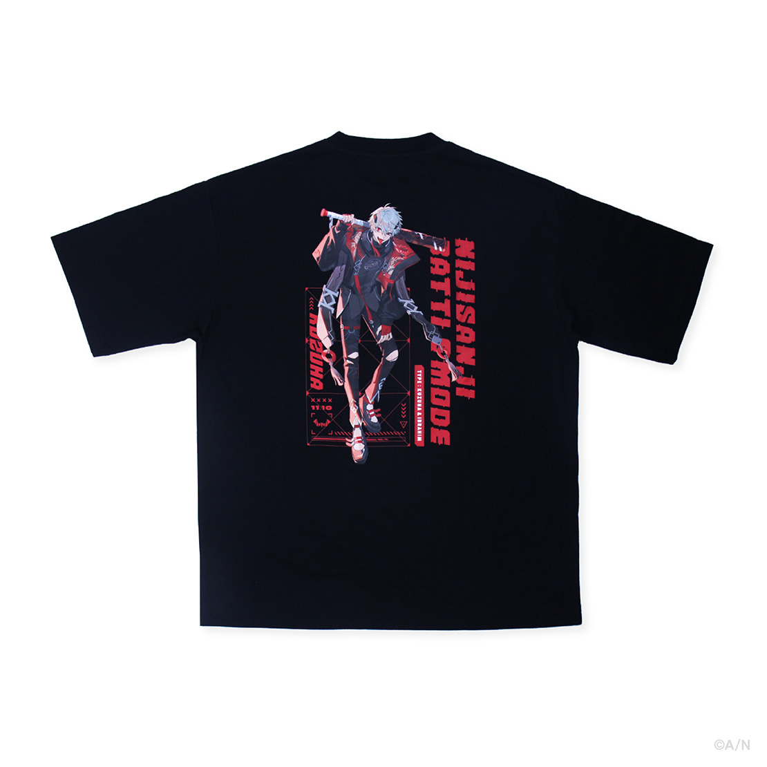 【NIJISANJI Battle Mode Type:Kuzuha&Ibrahim】オーバーサイズTシャツ