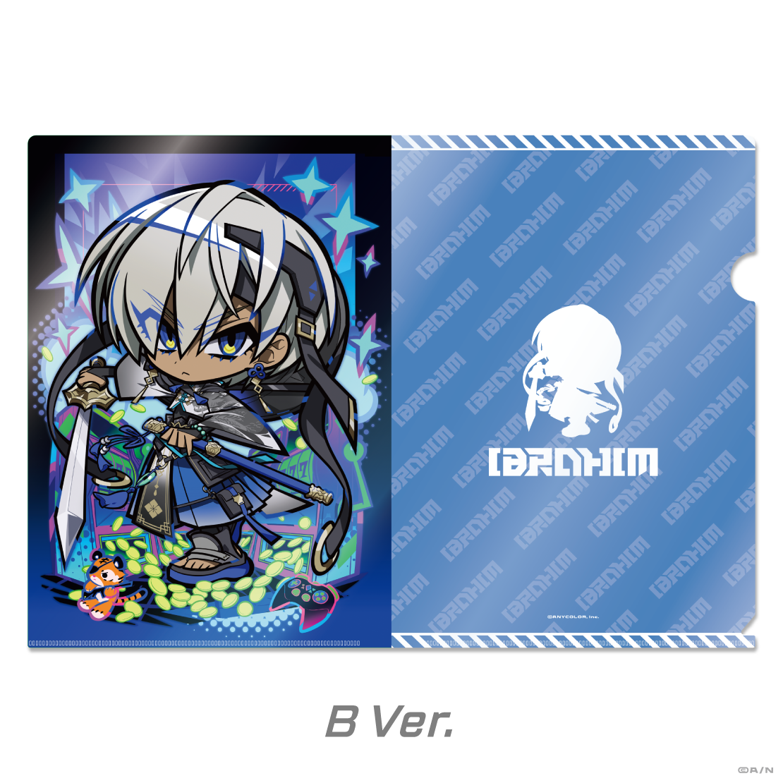 【NIJISANJI Battle Mode Type:Kuzuha&Ibrahim】メタリッククリアファイルの商品画像