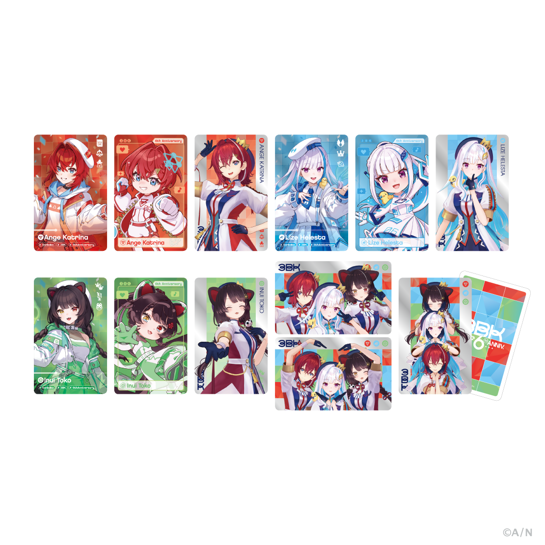 【さんばか 6th Anniversary】ランダムメタルカードの公式画像