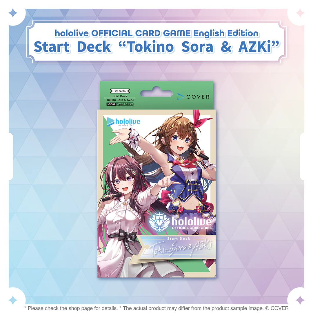 hololive OFFICIAL CARD GAME English Edition Start Deck "Tokino Sora & AZKi"