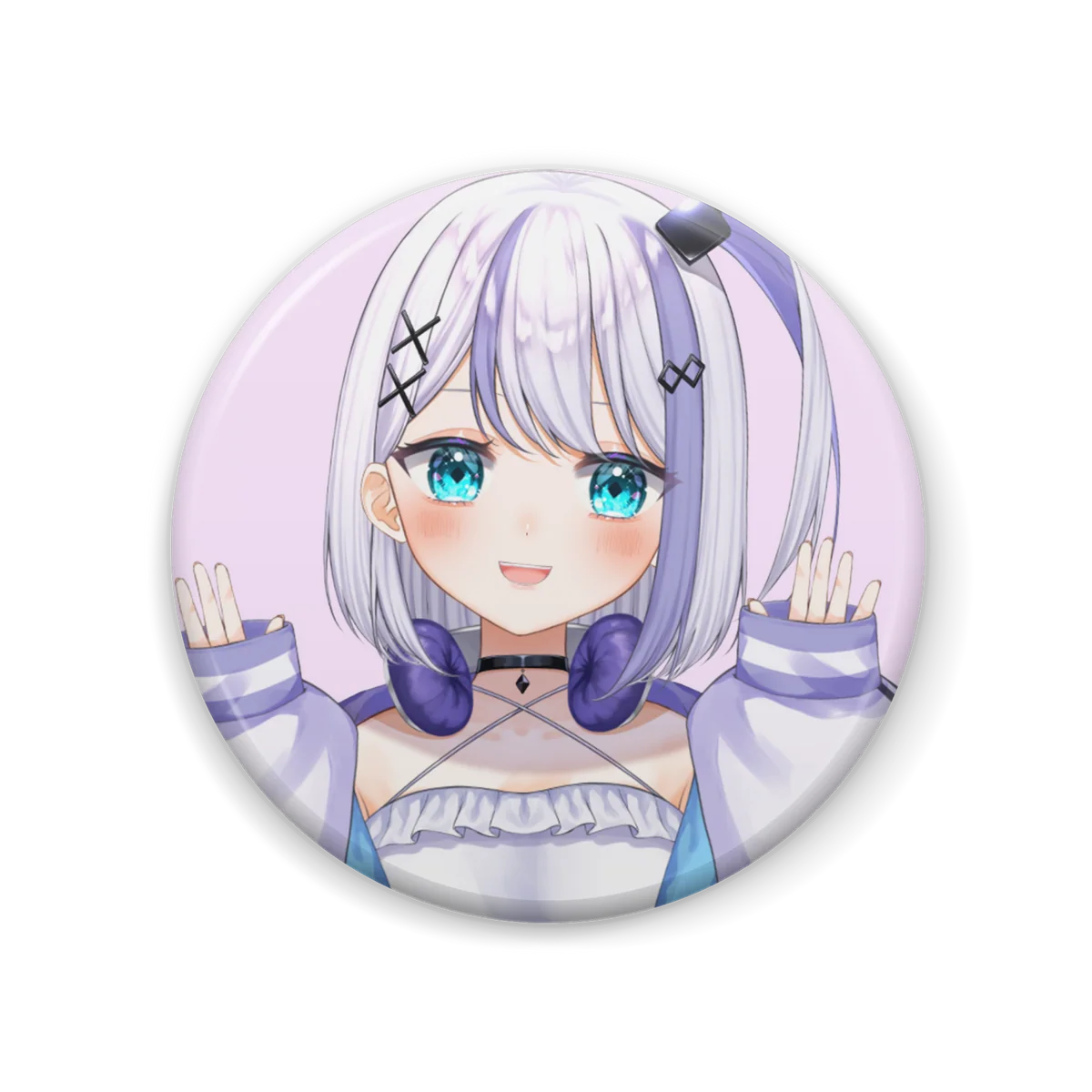 音ノ乃のの 笑顔缶バッジ