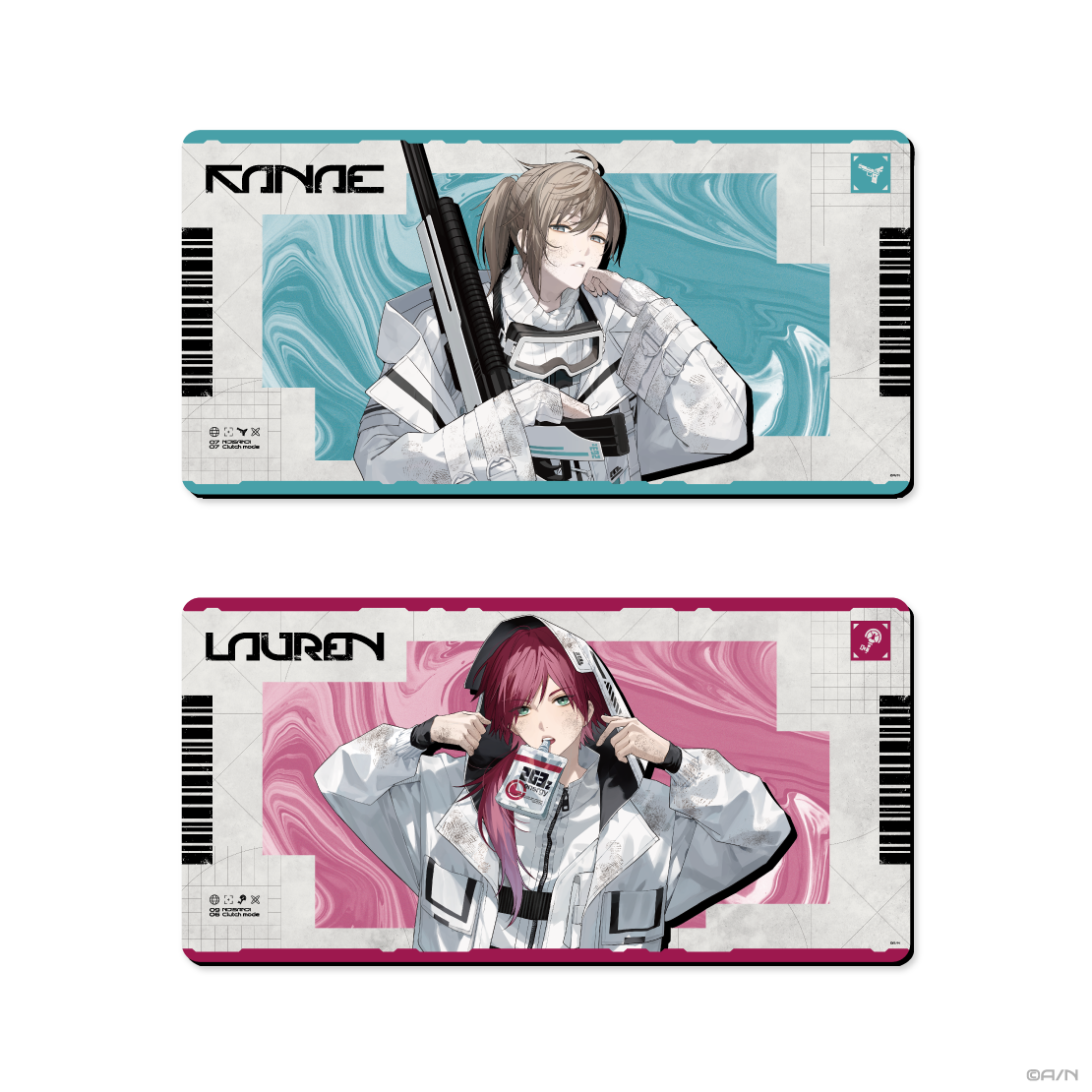 【NIJISANJI Clutch Mode Type:Kanae & Lauren】大判ラバーマット