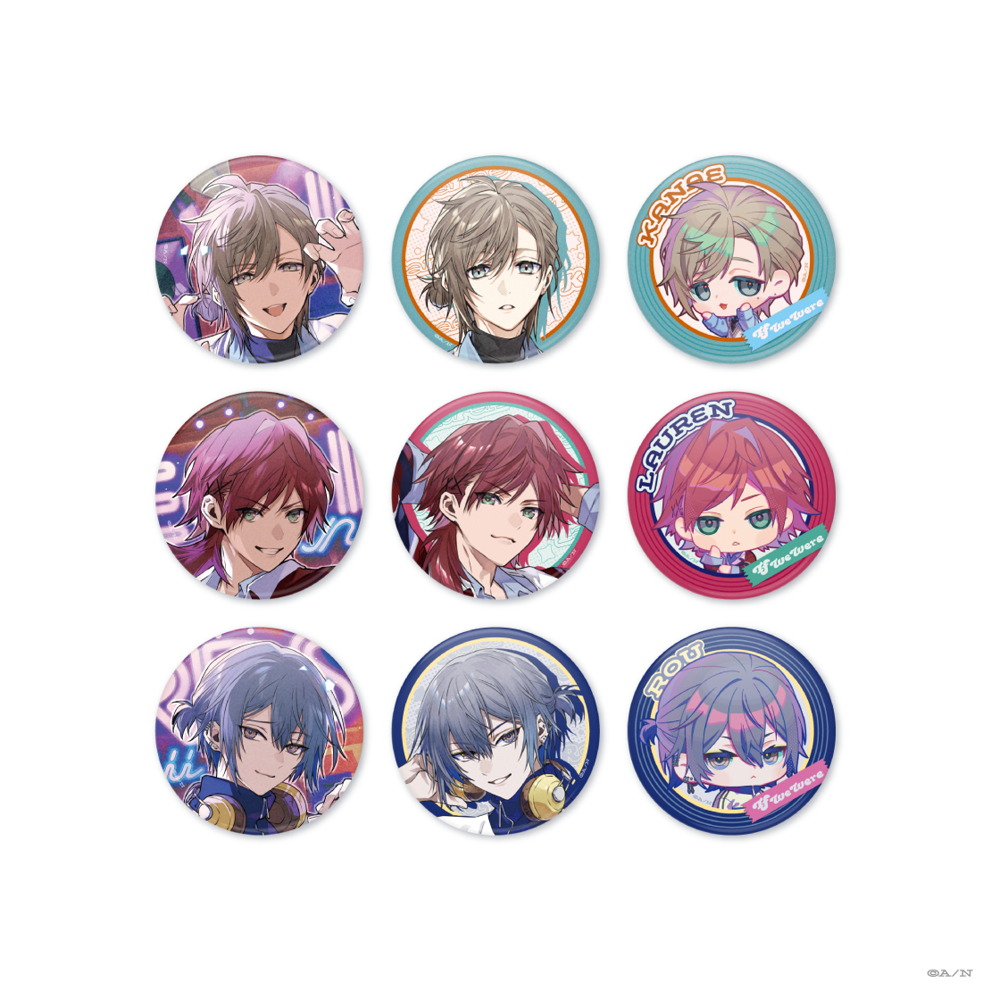 【If We Were ~Kanae, Lauren & Rou ver.~】缶バッジセット 叶