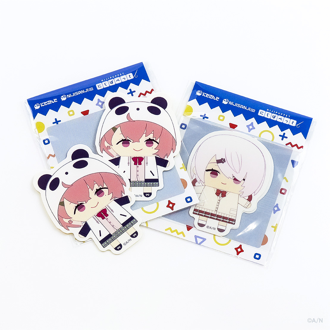 【にじぱぺっとグッズ】ステッカーセット C