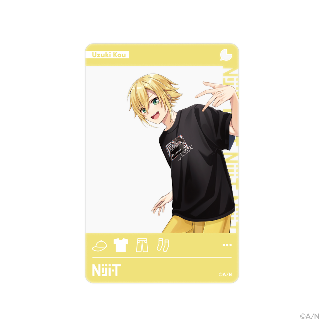 にじさんじライバーモデルTシャツ【第7弾】 卯月コウの商品画像
