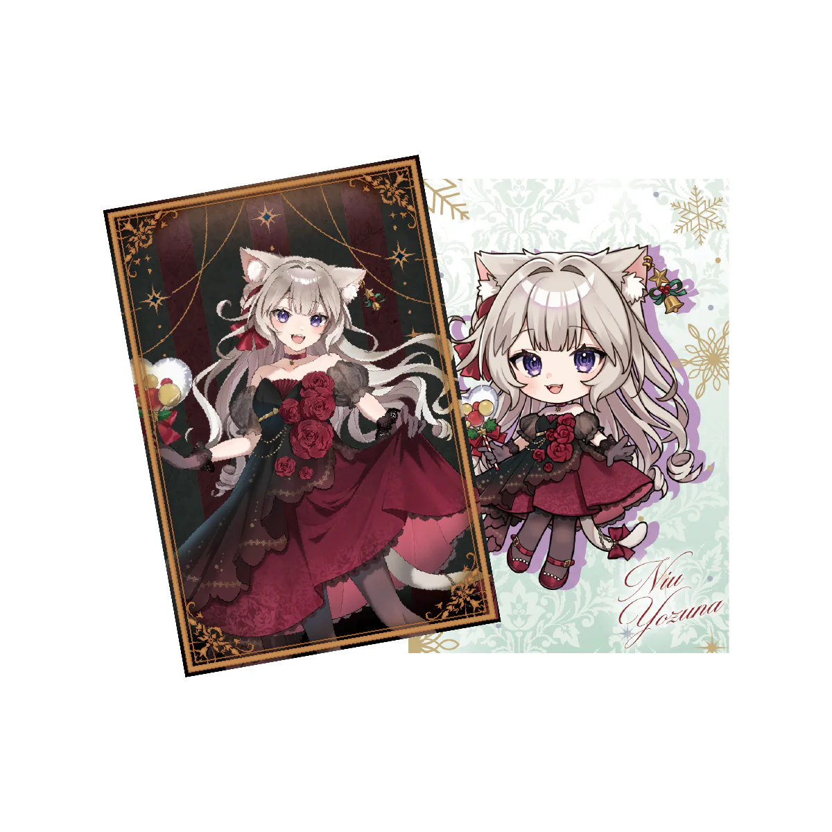 【2024クリスマスパーティー】ポストカードセット 夜絆ニウ