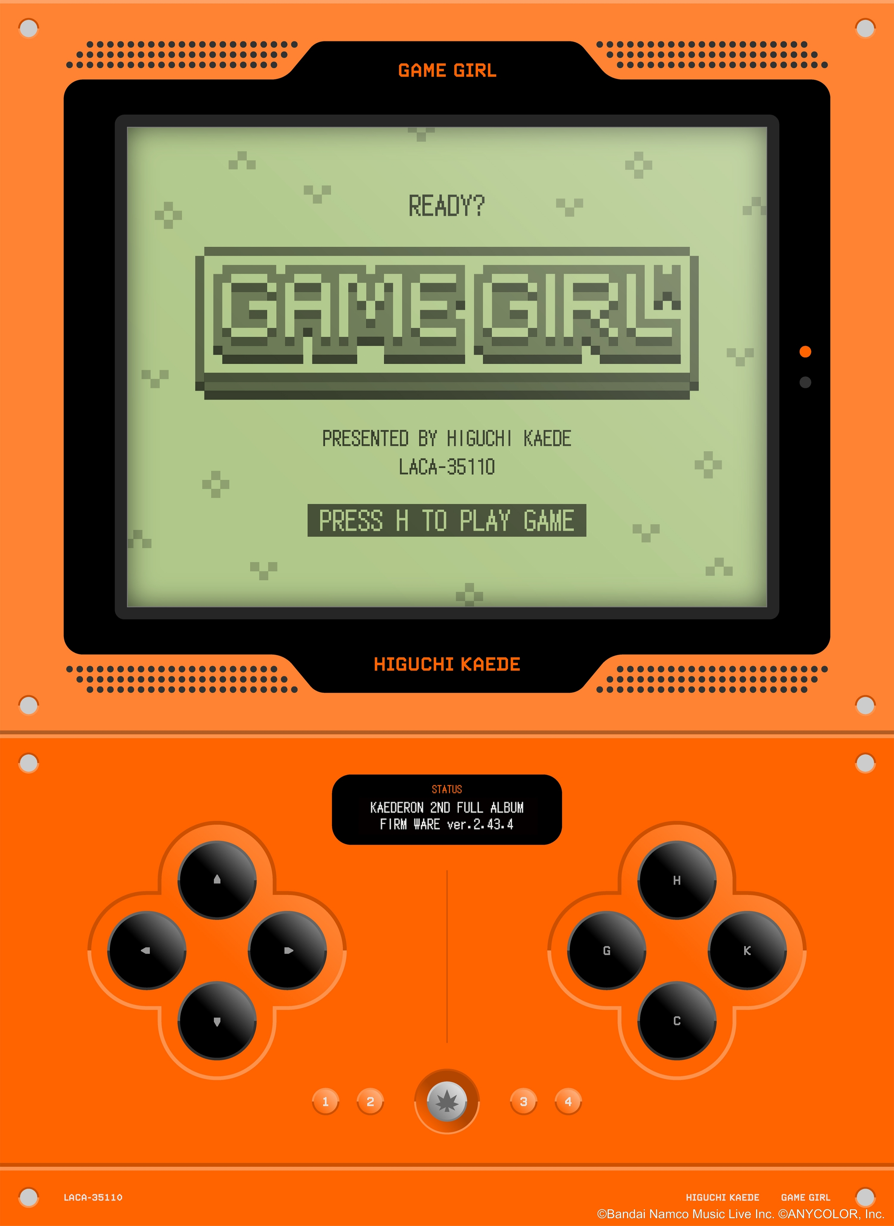 GAME GIRL 初回限定盤 GAME GIRL にじさんじオフィシャルストア限定有償特典付き初回限定盤