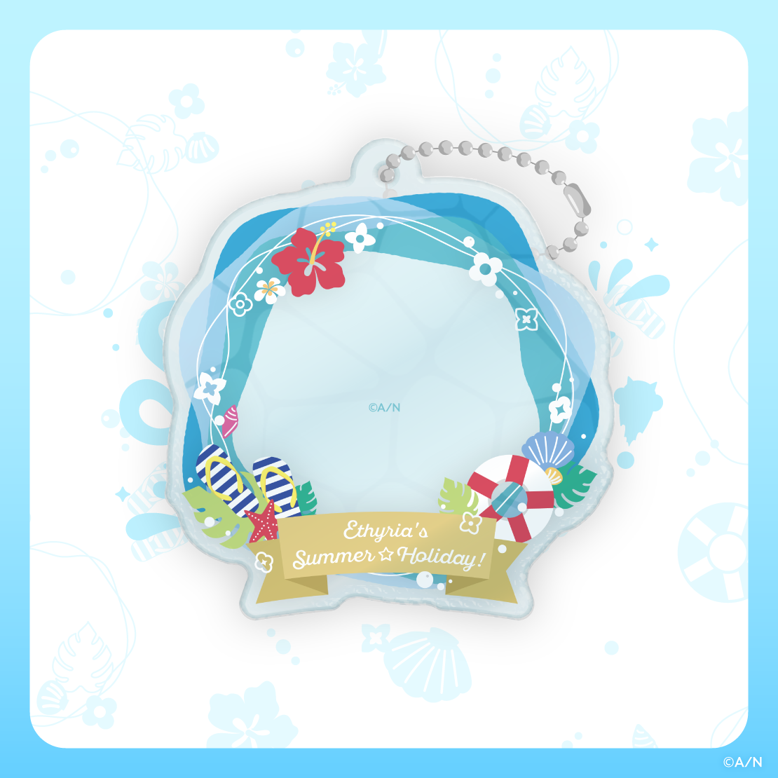 【Ethyria's Summer ☆ Holiday!】缶バッジホルダー 【Ethyria's Summer Holiday!】缶バッジホルダー