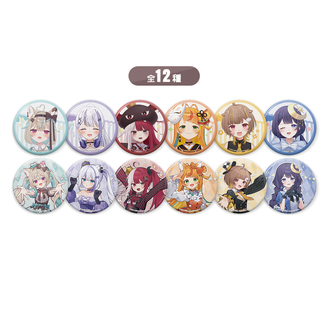ミリプロ サーカスコレクション ランダム缶バッジ 全12種 2025
